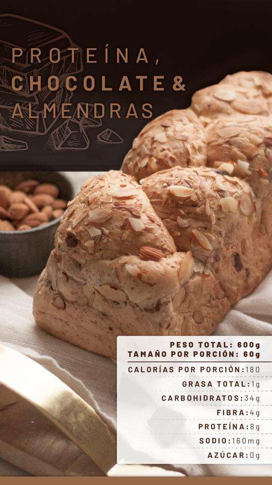 Tabla nutricional Pan Integral con Chocolate y nueces