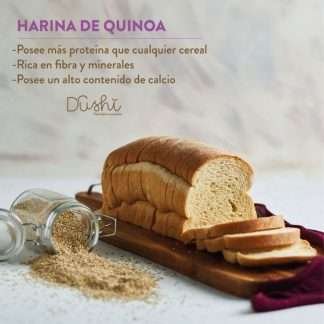 Pan de quinua vegano tajado 600gr 22 tajadas