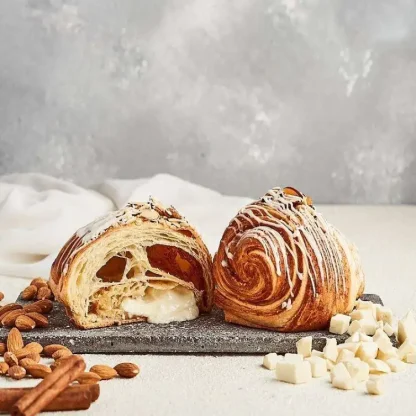 Croissant Chocolate blanco