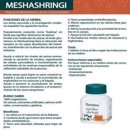 Metabolizador carbohidratos y azucares 60caps