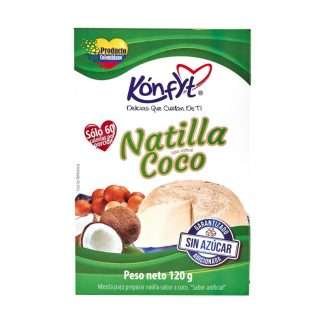 Mezcla Natilla Coco sin azúcar 120gr - Konfyt