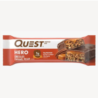 Barra Proteína Hero Chocolate Caramelo pecan - Quest