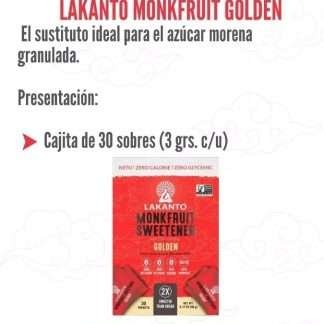 Beneficios Monkfruit Golden 30 Sachets 3gr - Lakanto