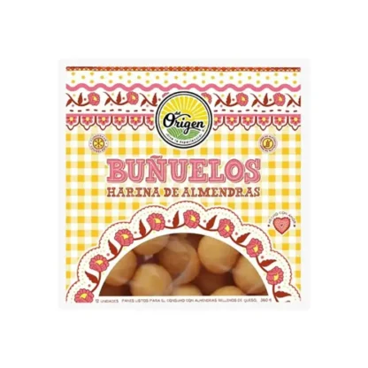 Buñuelos Harinas Almendras 12Und